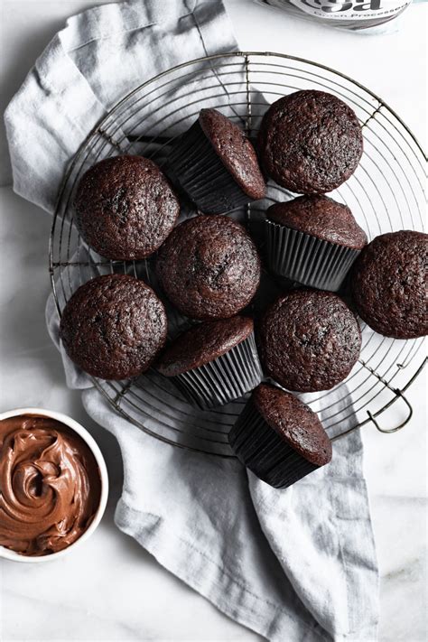 Small Batch Double Chocolate Cupcakes Rodelle Kitchen