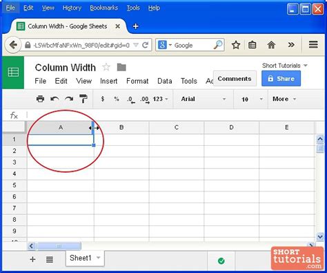 How To Change Column Width In Google Sheets Printable Templates