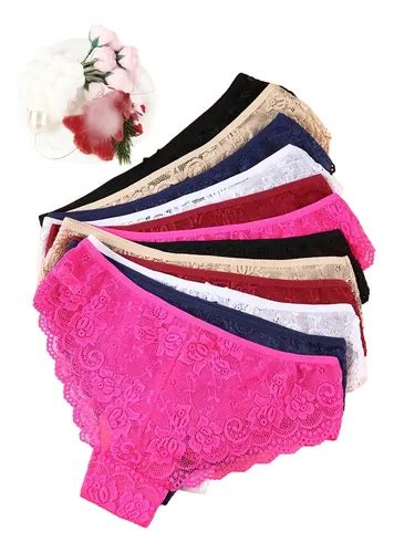 pcs pantaletas De Encaje Tipo Bikini Sexy Colorido Envío gratis