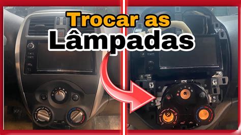 Como Trocar A L Mpada Do Comando Ar Condicionado March E Versa Youtube