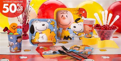 Peanuts Party Supplies Snoopy Birthday Party City Snoopy Birthday