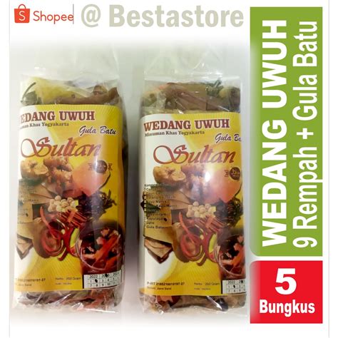 Jual Wedang Uwuh Komplit Khas Jogja Minuman Tradisional Herbal 9 Rempah