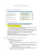 Final Exam Review 1 Docx Final Exam Review Endocrine Disorders