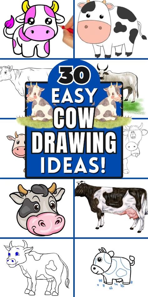 30 Creative Cow Drawing Ideas For Budding Artists Di 2024