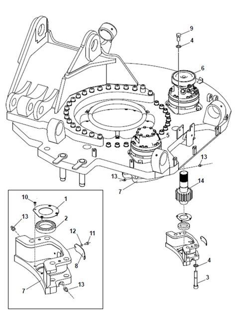 Moteur Rotation Tourelle Montage 9991205 Cuoq Forest Diffusion