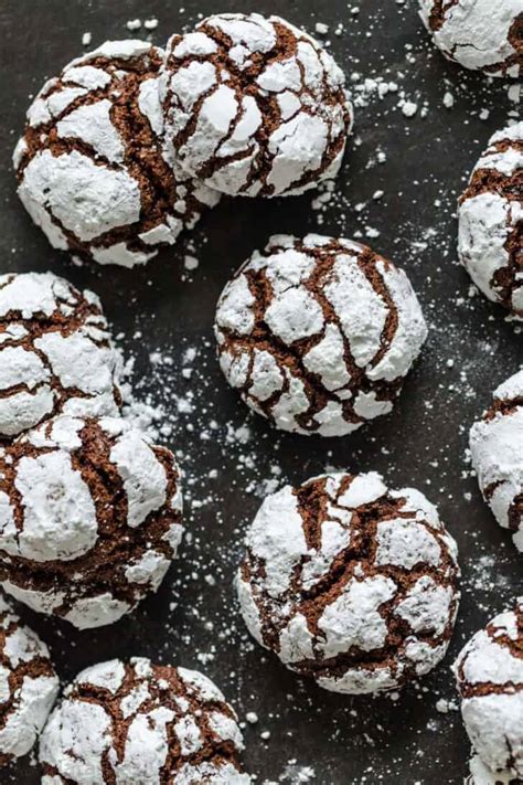 Chocolate Crinkle Cookies