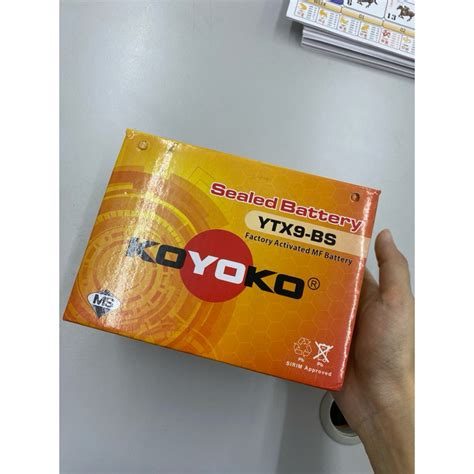 Koyoko Battery Ytx Bs Shopee Malaysia