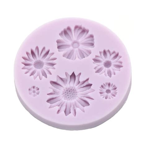 3d Silicone Flowers Mold For Cake Decoration Tools Fondant Decor Gum