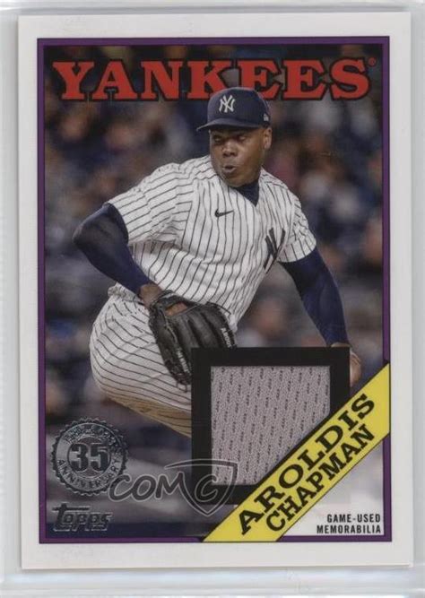 2023 Topps Series 1 1988 Topps Baseball Relics Aroldis Chapman 88R AC