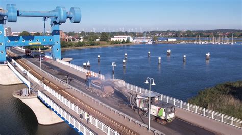 Vollsperrung An der Peenebrücke in Wolgast wird gebaut NDR de