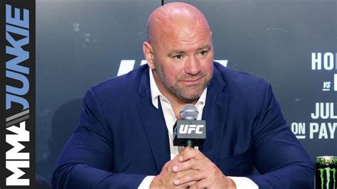 Ufc 240 Dana White Post Fight Interview Youtube