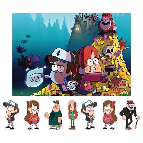 Kit Display De Mesa Painel Festa Infantil Gravity Falls Shopee Brasil