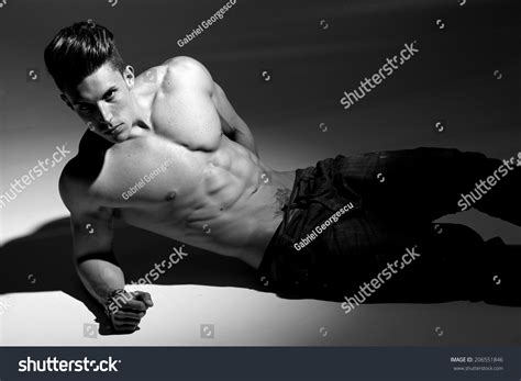 Sexy Fashion Portrait Hot Male Model Stock Photo Shutterstock