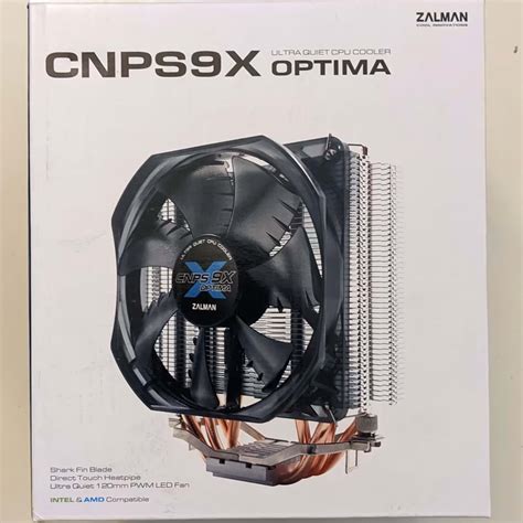 Zalman Cnps X Optima Cpu Cooler Ultra Quiet Air Cooler With White Led