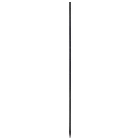 Adjustapole In Black Steel Shepherd Hook Center Pole Ap The Home