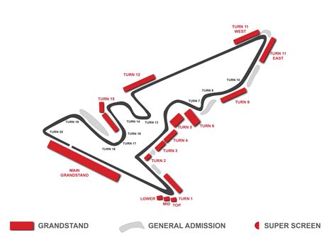 Cota F1 Track Map