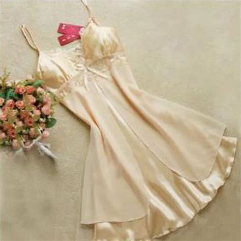 Lady New Women Sexy Silk Satin Night Gown Sleeveless Nightdress Lace