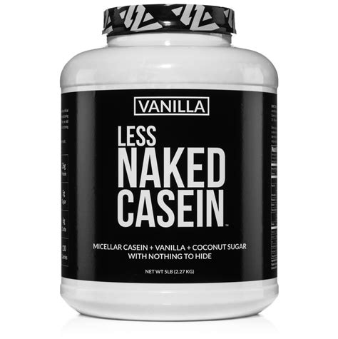 Vanilla casein protein powder less naked vanilla casein 5lb – Artofit