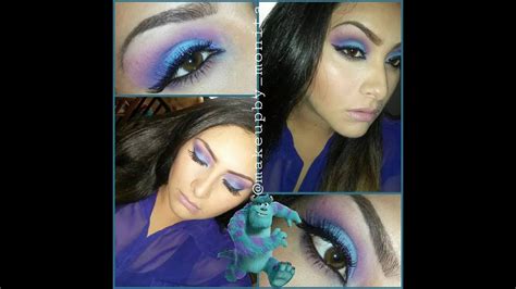 Monsters Inc Sulley Makeup Tutorial Ft Glameyez Youtube