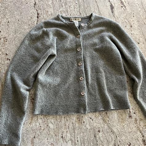 Eddie Bauer Womens Green Cardigan Depop