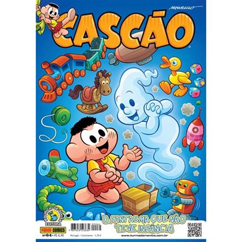 Livro Gibi cascão ed 64 o fantasma que não teve infância