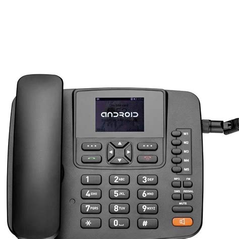 Telefone Celular Rural Fixo Multilaser RE505 4G De Mesa Preto