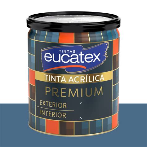 Tinta Acr Lica Semi Brilho Eucatex Horizonte Azul Ml Loja Online