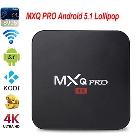 MXQ Pro Amlogic S905 4K Ultimate HD Android 5 1 Lollipop TV Box