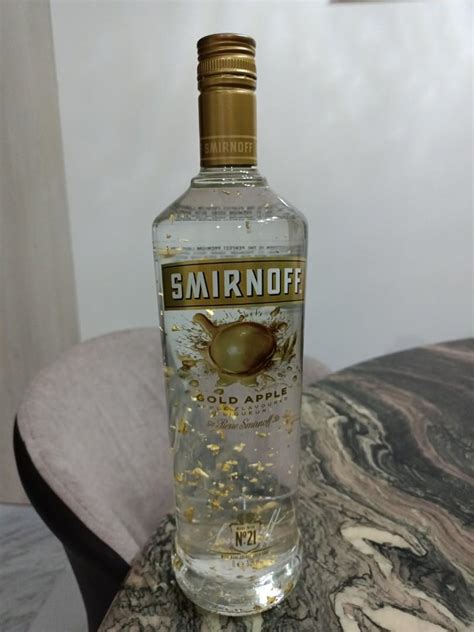 Smirnoff Gold Apple Vodka 1 Litre Food Drinks Beverages On Carousell