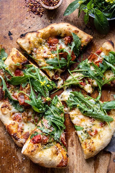 Arugula Tomato Cheese Pizza Half Baked Harvest