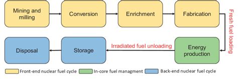 Main stages of the nuclear fuel cycle | Download Scientific Diagram