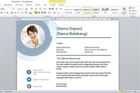 Detail Contoh Cv Dalam Bentuk Word Koleksi Nomer 27