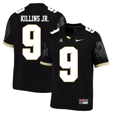 Mens Ucf Knights 9 Killins Jr Black Limited Custom Jersey