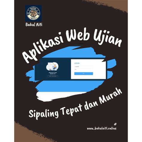 Jual Aplikasi Ujian Berbasis Web Cat Cbt Termasuk Domain Siap