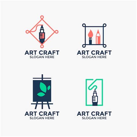 Premium Vector Handmade Craft And Knitting Vector Logo Design