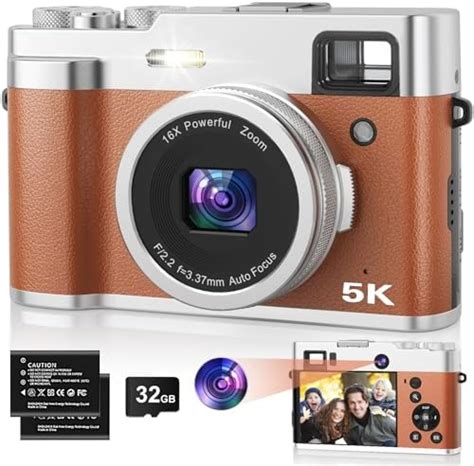 K Digital Camera For Photography Mp Autofocus Vlogging Camera With