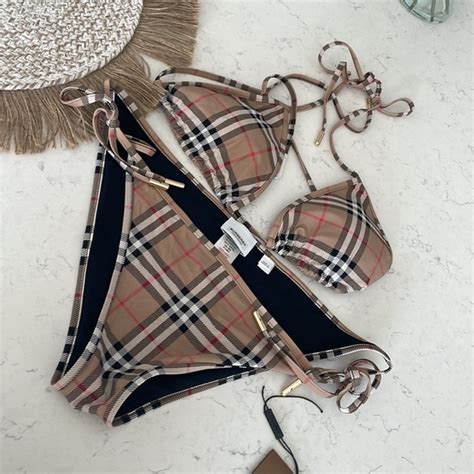 Burberry Swim Burberry Check Triangle Bikini Poshmark