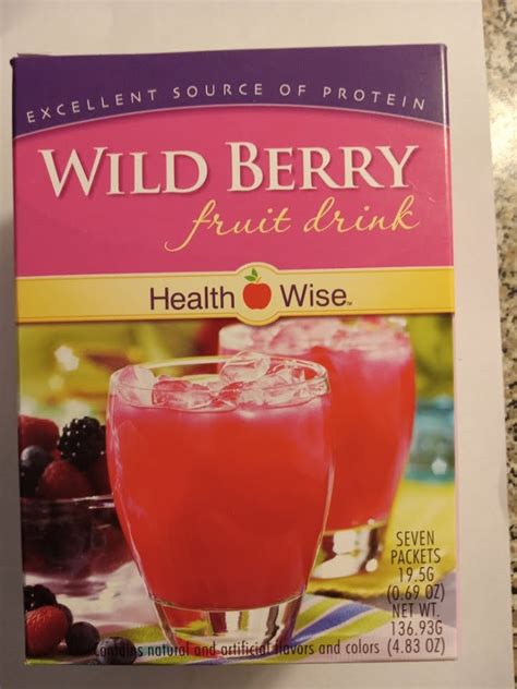 High Protein Wildberry Drink 7 Powder Packets Per Box