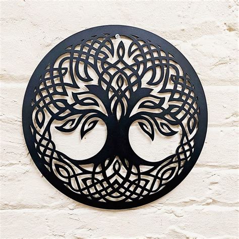 Celtic Tree of Life Round Wall Art | ShamrockGift.com