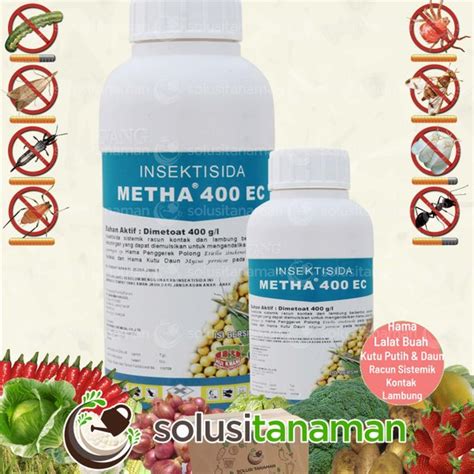 Jual Obat Hama Metha 250ml Pembasmi Hama Lalat Buah Thrips Tungau