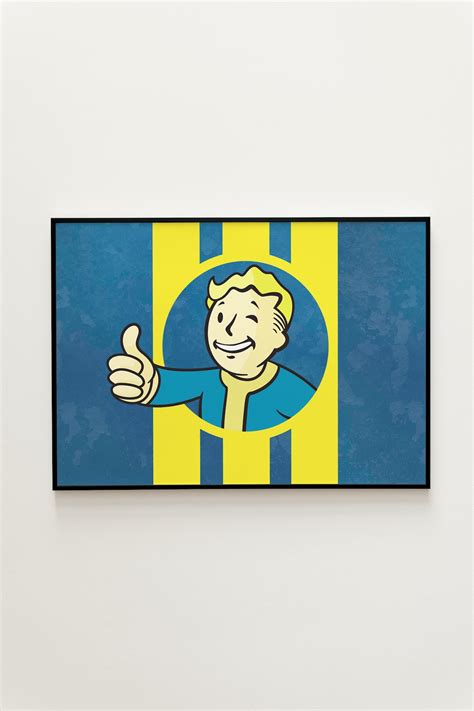fallout vault boy poster vault tec gaming poster fallout poster