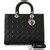 Cartable En Cuir Verni Lady Dior Large Cannage Noir Dior Cuir Vernis