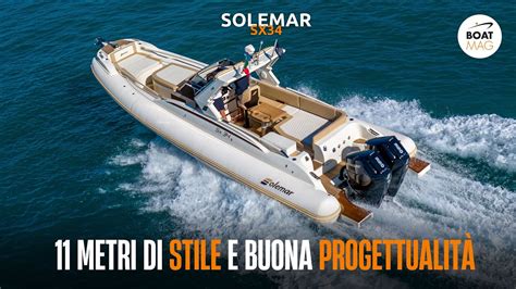 Solemar Sx A Bordo Del Nuovo Gommone Italiano Di Metri Youtube