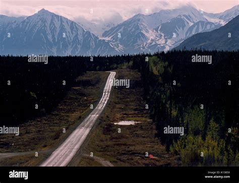 Alcan Highway June 1992 Stock Photo - Alamy