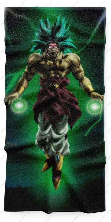 Serviette Dragon Ball Z Broly Saiyan L Gendaire Sangoku Univers