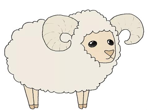 Как нарисовать барашка для детей - Рисование