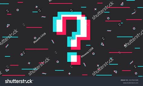 Question Mark Symbol Glitch Style Background Stock Vector (Royalty Free) 2227021509 | Shutterstock