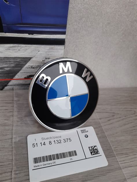 Logo znaczek DO MODELU TYŁ KLAPA BMW X1 E84 82mm POSTAW NA DEMMEL H