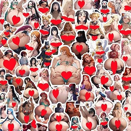 Amazon 48Pcs Hentai Hentaii Stickers Sexy Anime Stickers Uncensored Waifu Sticker For