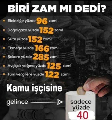 4 D İŞÇİ on Twitter Temel ihtiyaçlara gelen minimum zamlar Küfe